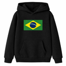Moletom Infantil Brasil Copa do Mundo 2026 Menino Menina Flanelado Algodão