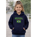 Moletom Infantil Brasil Copa do Mundo 2026 Menino Menina Flanelado Algodão