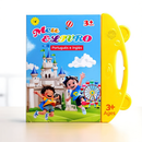 Livro Infantil Bilíngue Português Inglês Livro Interativo com Som Toque Inteligente Educativo Aprendizagem Crianças